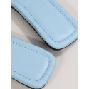 Square Toe Rhinestone Beading Design Slippers