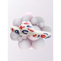 Letter Pattern Cloud Slippers