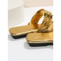 Metallic Beach Vacation Thong Sandals Flip Flops