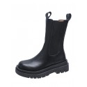 Minimalist Slip On Platform Boots