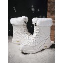Waterproof Lace Up Warm Thermal Faux Fur Lined Winter Snow Boots