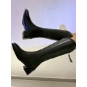 Solid Color Minimalist Zip Western Boots