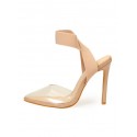 Elastic Band Ankle Strap Pointed Toe Pumps